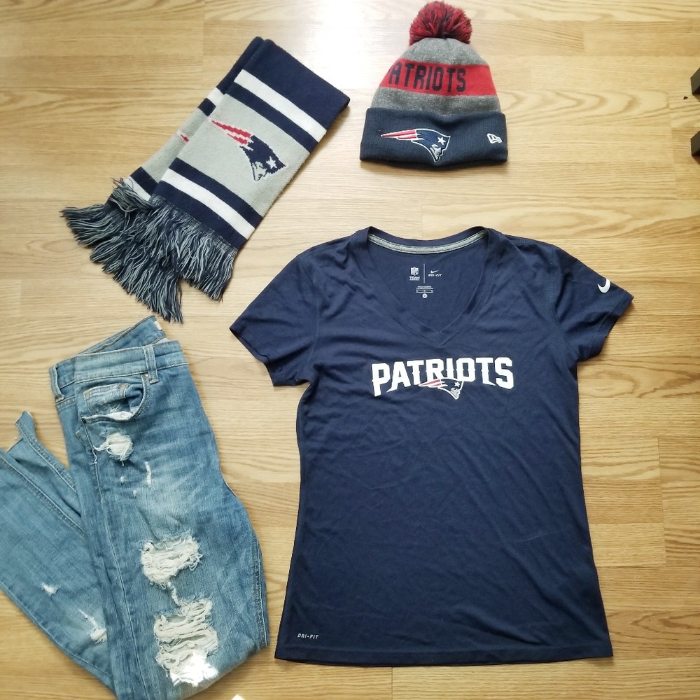 NE Patriots Nike Dry Tee by  Fit NFL Team Apparel